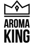 Nikotinové sáčky Aroma King, logo.